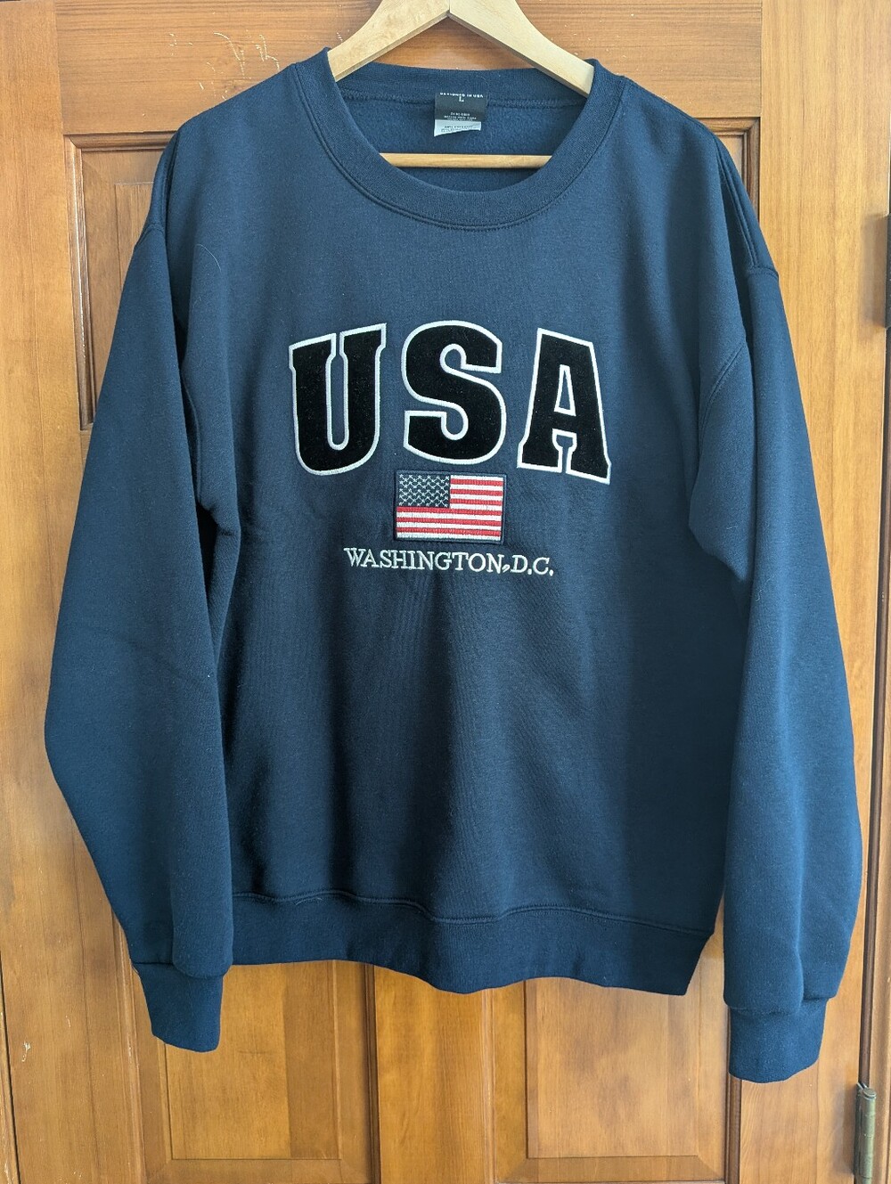 USA Graphic Crewneck Sweatshirt - Navy